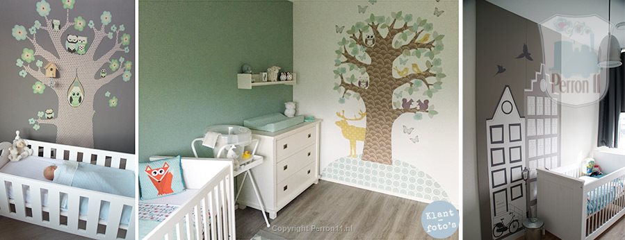 fotos van klanten voorbeelden van donkere kleuren in babykamers